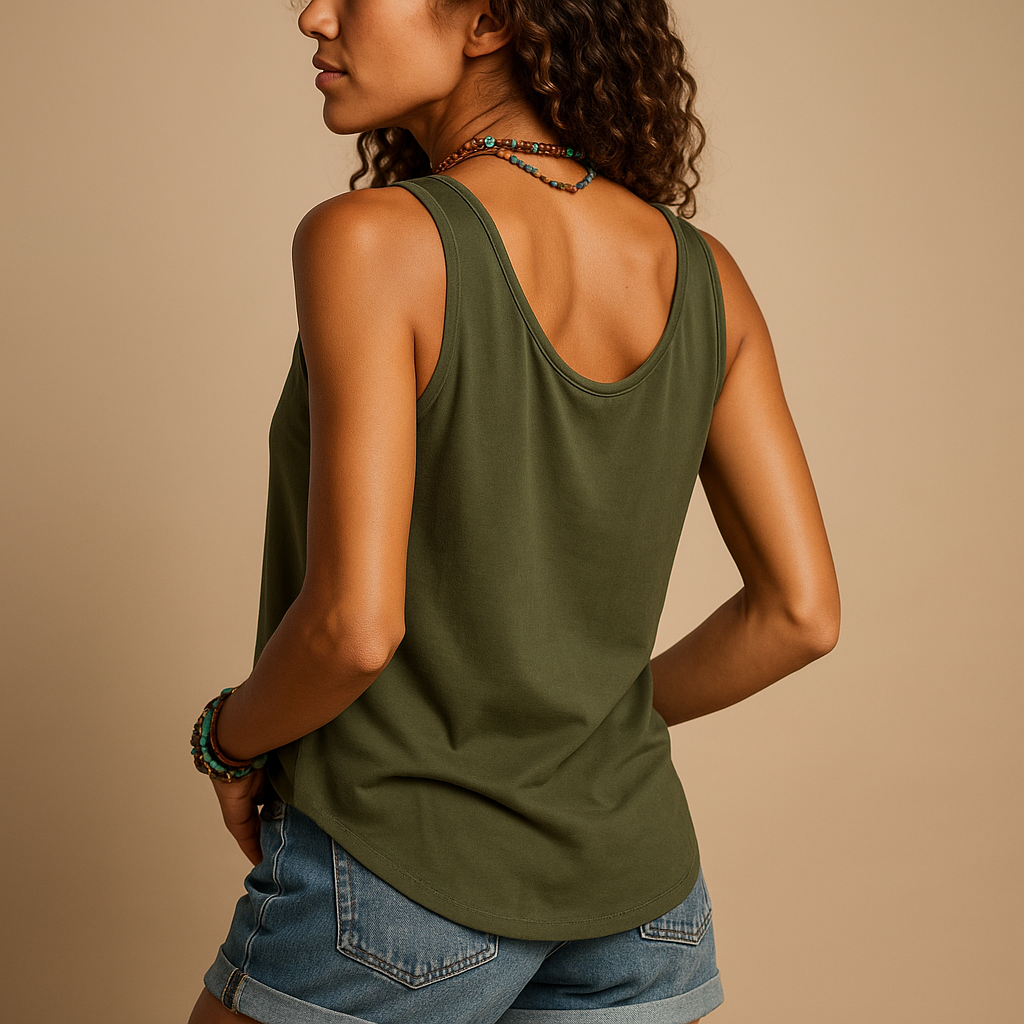 Yara | Sleeveless V-neck top