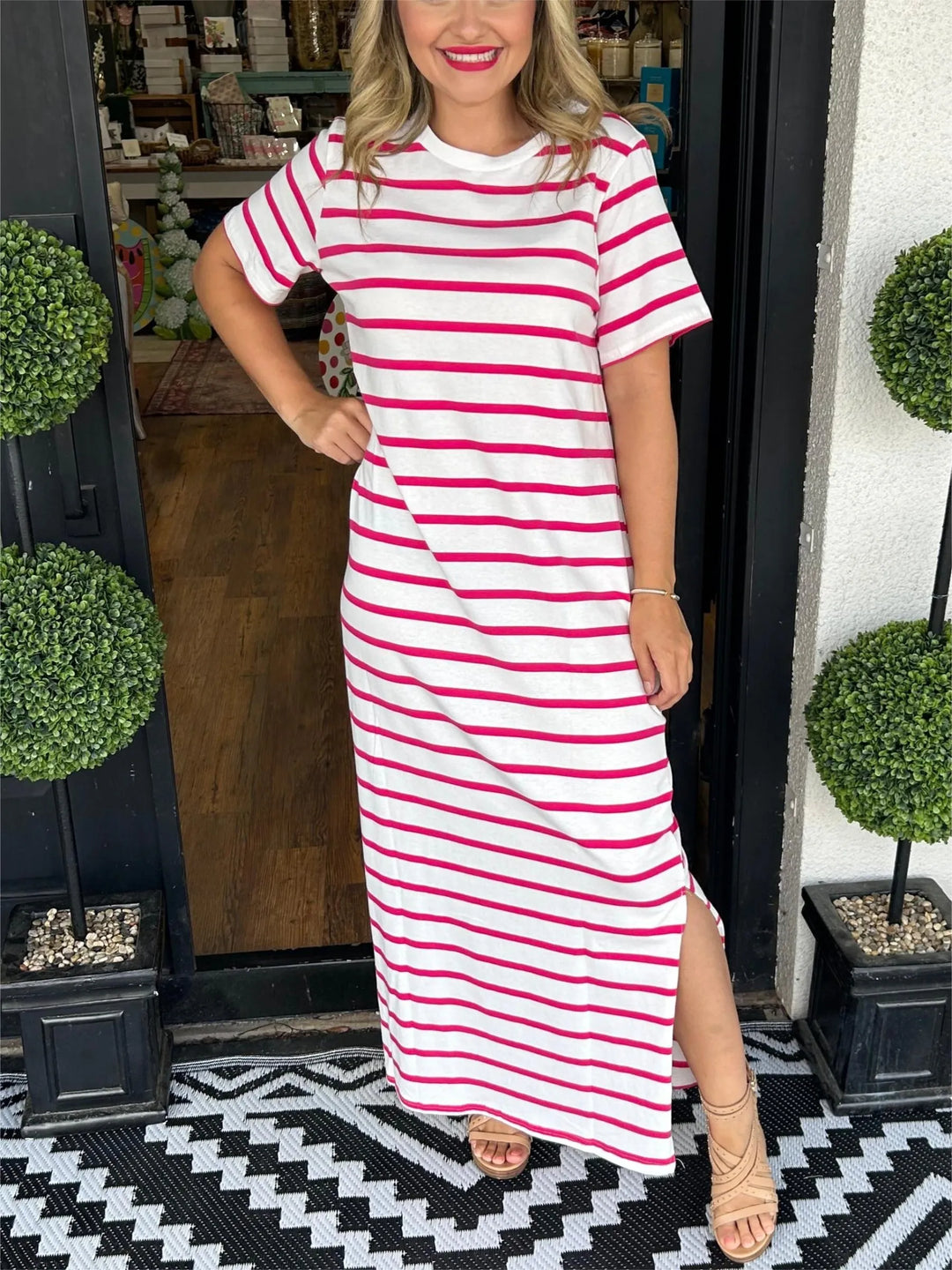 Naomi | Striped Dress