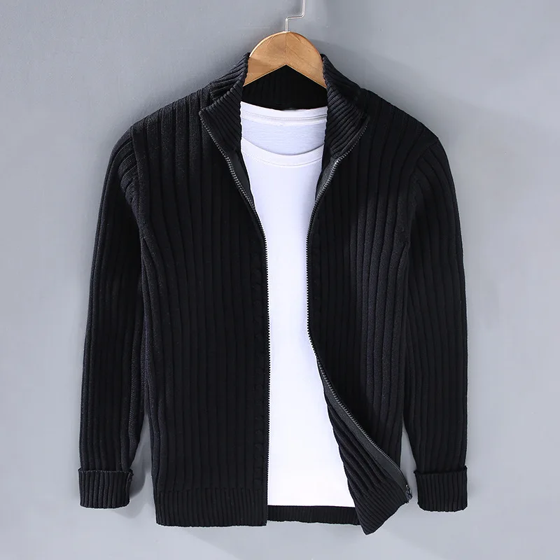 Oliver | Casual Zip-Up Cardigan