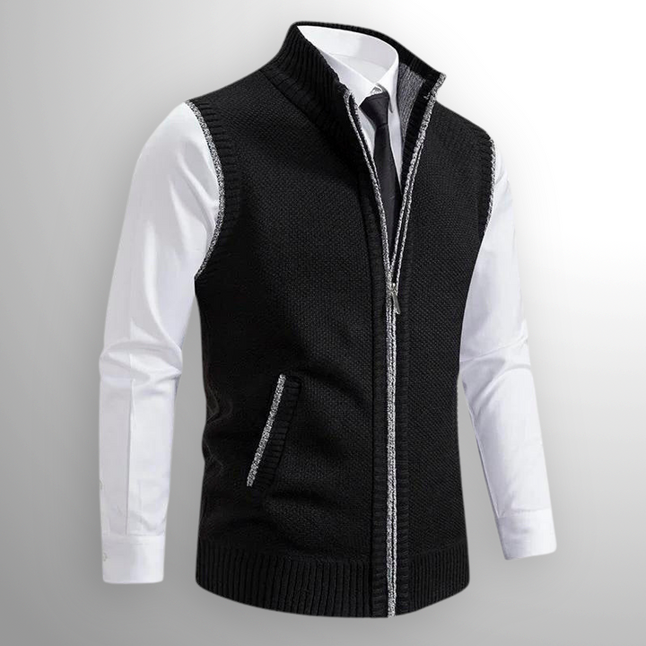 Christian | Full-Zip Knitted Gilet