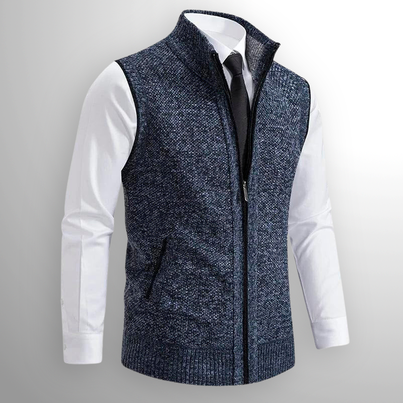 Christian | Full-Zip Knitted Gilet