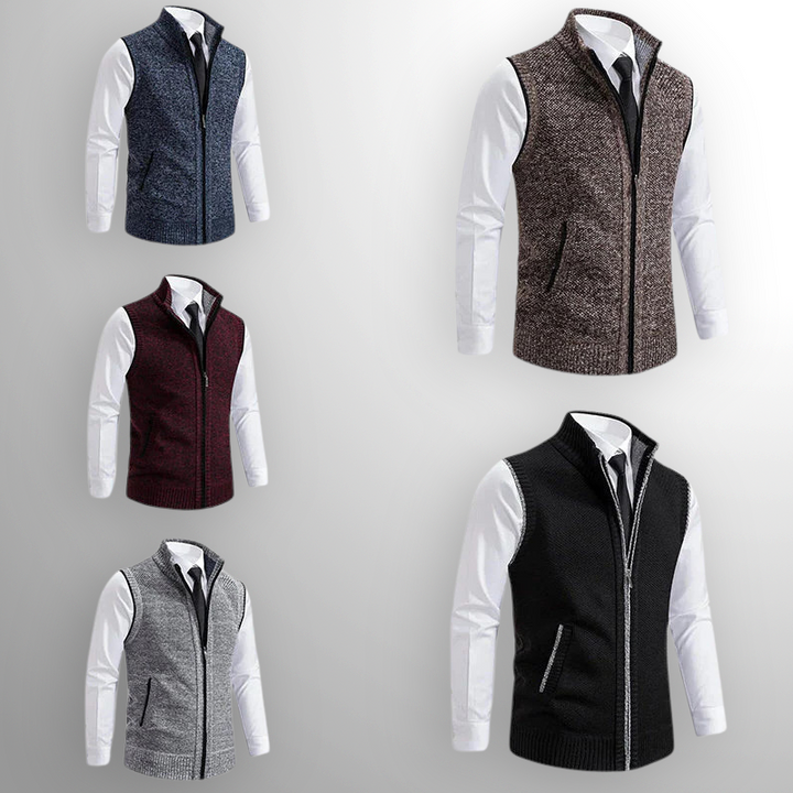 Christian | Full-Zip Knit Vest