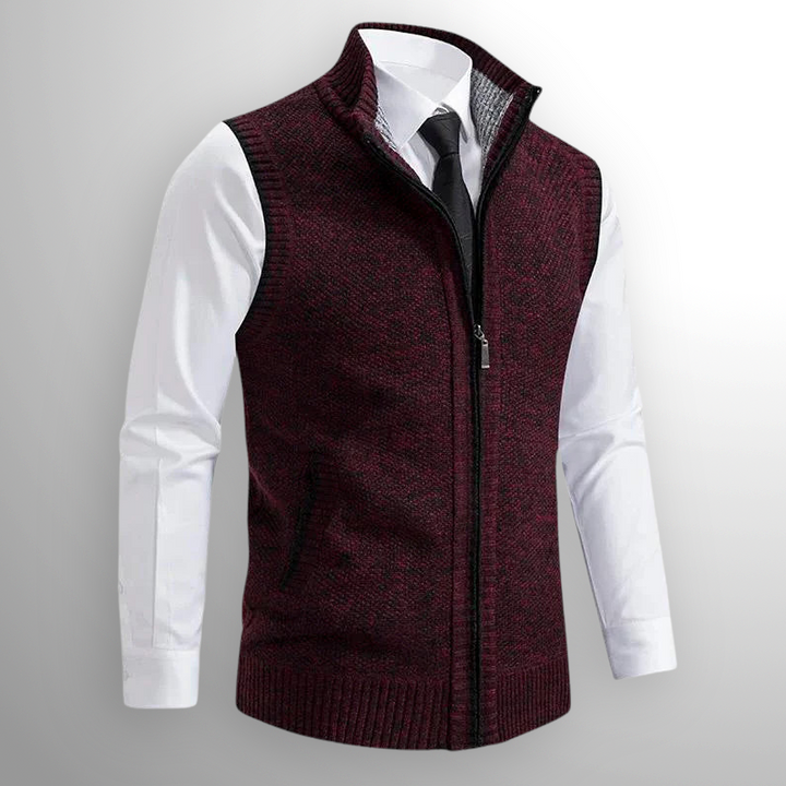 Christian | Full-Zip Knitted Gilet