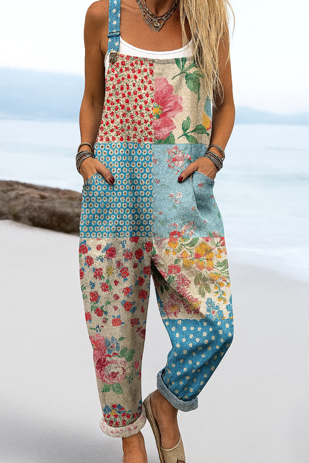 Lena | Artistic Overall Jumpsuit